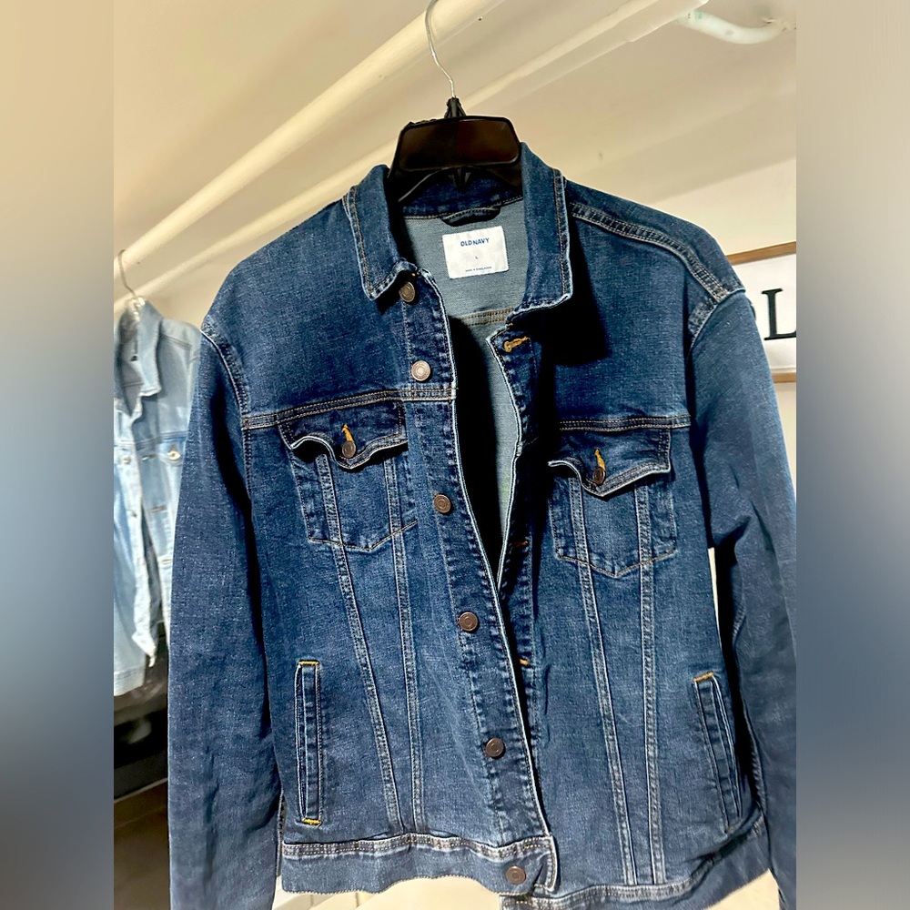 Old navy men's large jean jacket